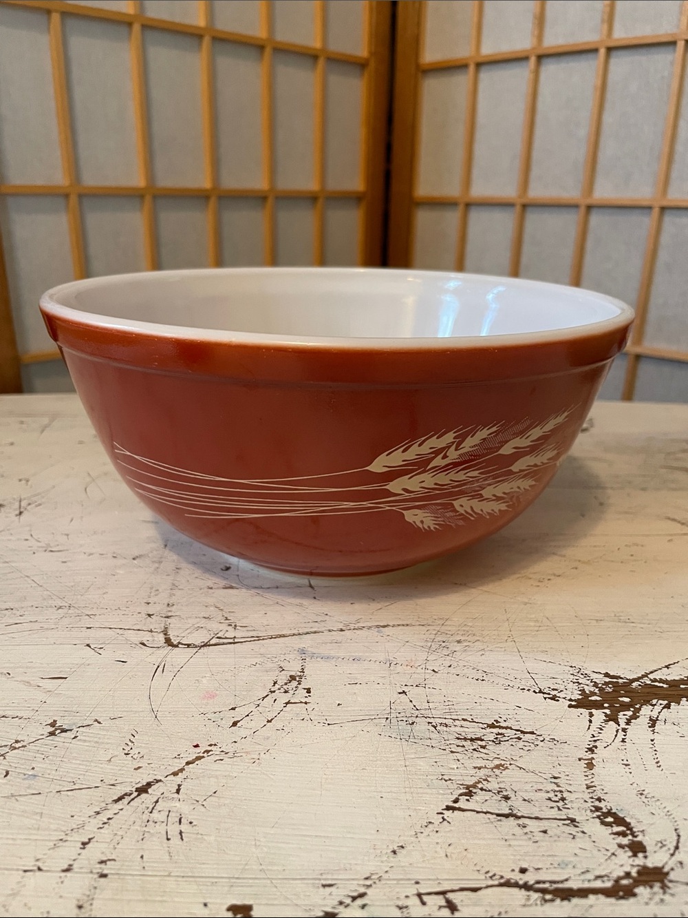 Vintage Pyrex Harvest 403 Mixing Bowel
